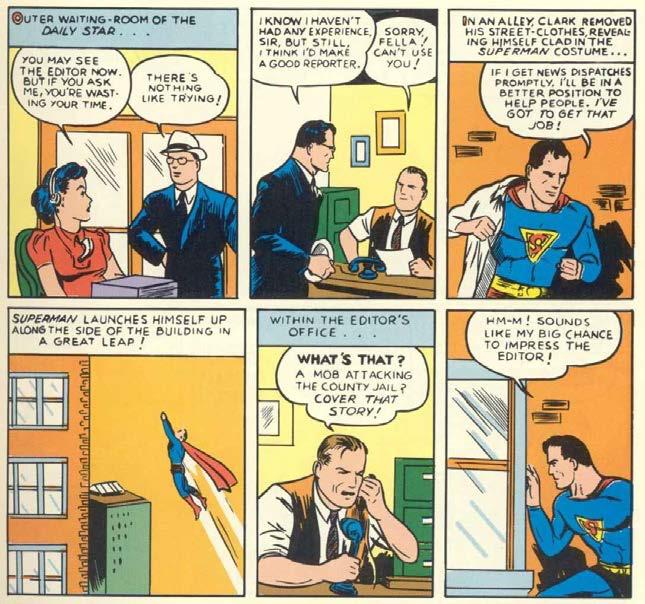Weitere MAI-Medien Comic-/Cartoonaufgaben Aus: Superman #1 (1939), Nr. 1, S.