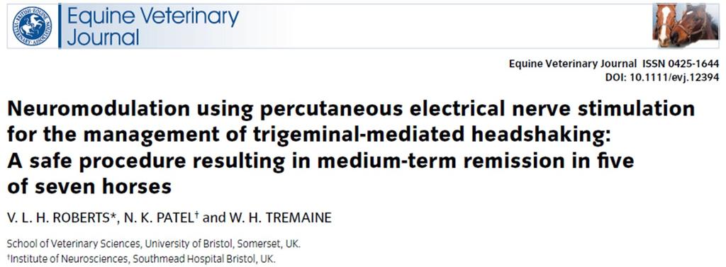 PENS Perkutane elektrische Nervenstimulation (PENS) Minimal invasive neuromodulatorische Therapie in der Humanmedizin bei neuropathischem Schmerz Ziel ist die