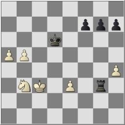 Spike entschied sich für die erste Variante und alle Zuschauer waren der Meinung, dass Weiß nun gewisse Gewinnaussichten haben müsse. 25.Sxa7 Kd6 26.b5 Te8 27.a4 Kc5 28.Sc6 Lg4 29.