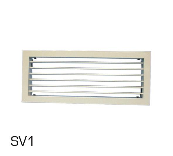 SV2, SV1 Gitter Die Gitter SV2 und SV1 sind zur Anwendung als Zuluftauslässe, z.b. in Büro- und Gewerberäumen, vorgesehen.
