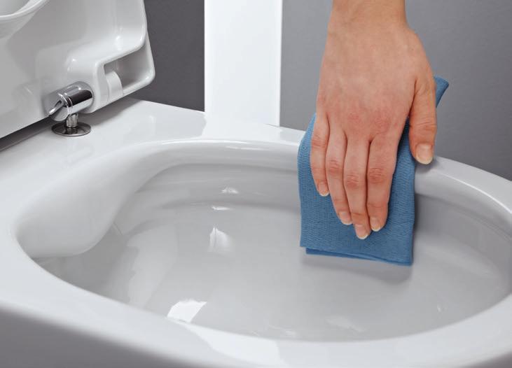 Von der vereinfachten Reinigung und dem Plus an Hygiene profitieren nicht nur öffentliche Sanitäranlagen, sondern auch
