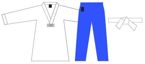 Modell Größe EUR Beschreibung Taekwondo-Anzug 110 34,95 Taekwondo Anzug in schwarz-rot Jacke schwarz, Hose rot 120 34,95 Material: 65% Polyester, 35% Baumwolle Art.-Nr.: 160.
