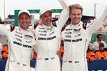 Timo Bernhard, Brendon Hartley und Mark Webber fuhren nach einer Aufholjagd noch bis auf Platz zwei vor.