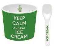 Keep Calm and Eat Ice Cream ist witzig und die verschiedenen Farben bringen Leben auf den Tisch. Greifen Sie jetzt zu!