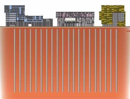 Suurstoffi Die Umsetzung des Anergie-Netzes Wärmepumpen mit «Free Cooling» Übergabestationen Erdwärme-Sonden-Feld 1 220 x 150 m (2 GWh)