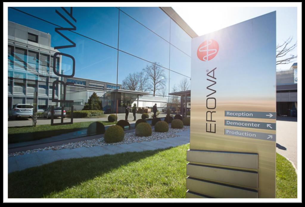 Unternehmens-Struktur ORENDA Holding EROWA HQ EROWA Technology Spain EROWA
