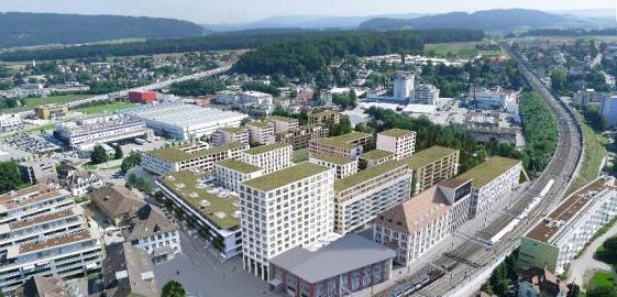 Nachhaltige Quartiere: Im Lenz in Lenzburg (AG) 61 400 m 2 Grundstücksfläche