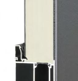 Argongas in beiden Scheibenzwischenräumen Sicherheit 1,5 mm Aluminiumplatte außen 1,5 mm Aluminiumplatte