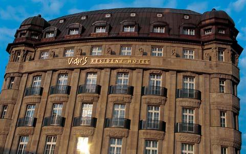 Victor s Residenz-Hotel **** Zentral zwischen Hauptbahnhof und Altstadt empfängt Sie das historische 4-Sterne-Hotel mit modernem Komfort, gratis W-LAN, grünem Innenhof und dem freundlichsten Lächeln