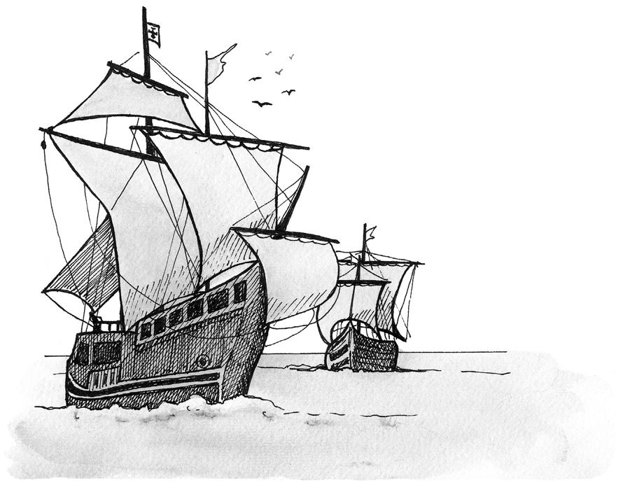 Problem 2 Der berühmte Seefahrer Christoph Kolumbus lebte von 1451 bis 1506. Am 3. August 1492 brach er von Spanien aus mit drei Schiffen zu seiner ersten Expedition auf. Am 12.
