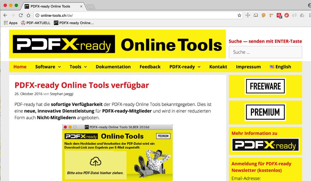 PDFX-ready Online
