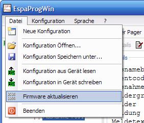 Applikation an Notifier BMZ 4 Programmierung des 4. Allgemeines Im Konfigurationsprogramm ESPAProgWin können alle Kundendaten bearbeitet und geändert werden.