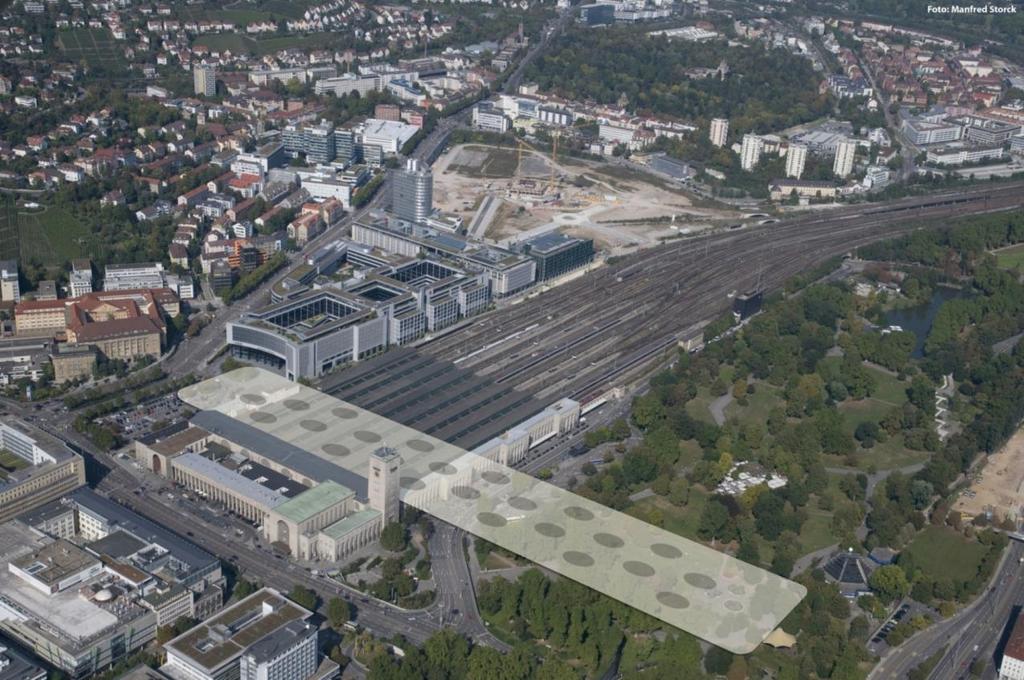 Main Station Stuttgart S21 Core Project as part of modernisation of railway link between