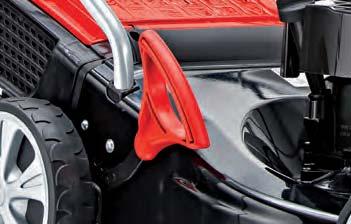 Die angetriebenen XL-Hinter räder der SP-Modelle garantieren zudem beste Traktion im Rasen.