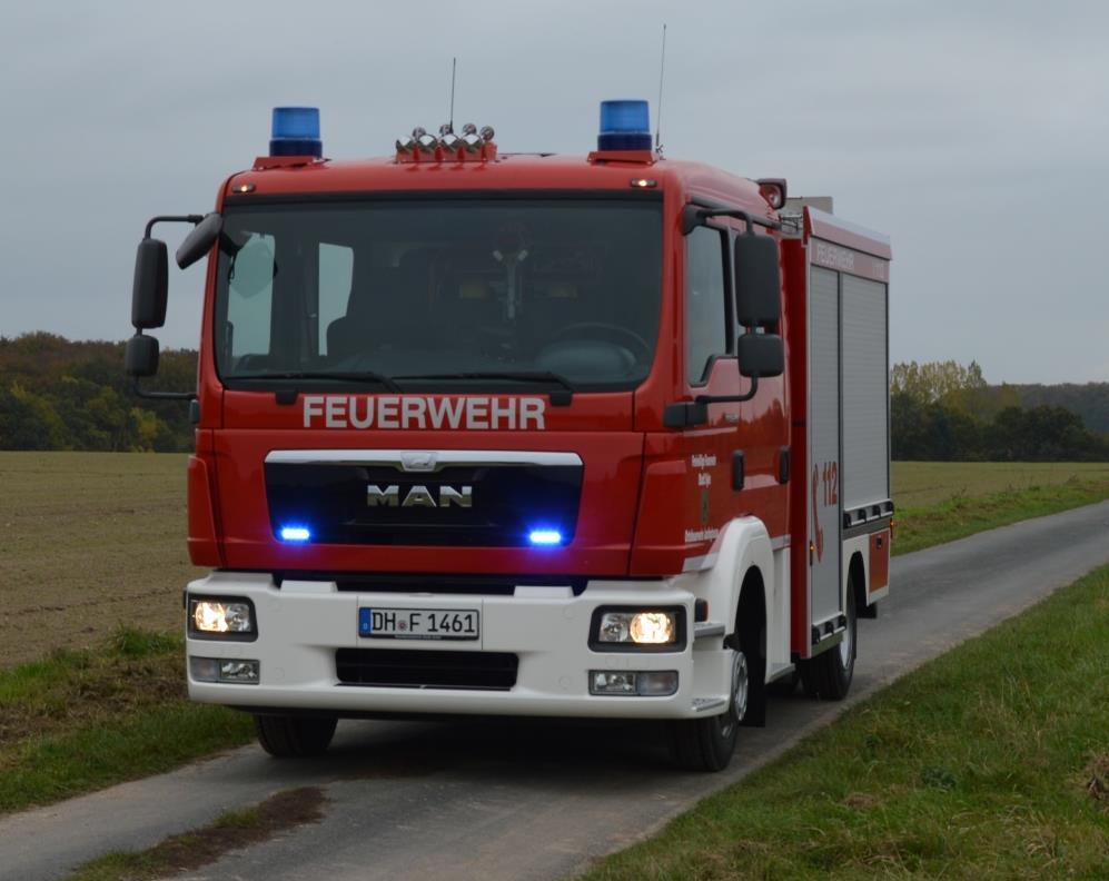 Auslieferung Sept 2016 TSF-W Jardinghausen Bestellung eines Fahrzeuges für die OF Jardinghausen TSF-W, Fahrgestell: MAN TGL 8.220, Aufbau: BTG (ehem.
