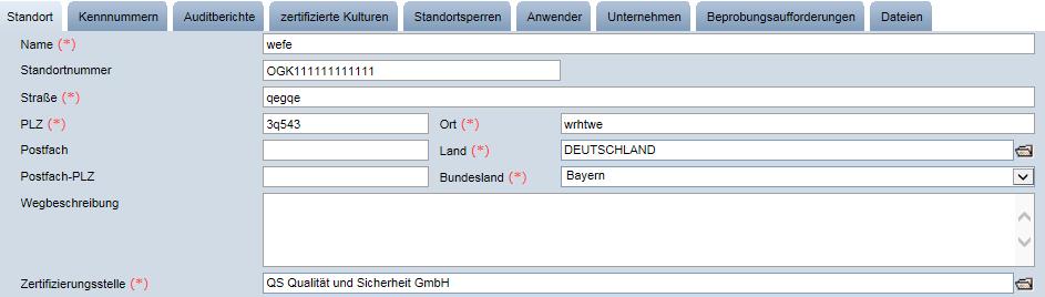 Produktionsart erweitert werden soll Produktionsart eingeben Zum Speichern. Alle übrigen Daten werden automatisch vervollständigt Speichern 3.8.