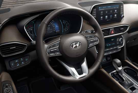 Einmaliges Fahrerlebnis. Mit den vielfältigen Features im neuen Hyundai Santa Fe haben Sie Immer die volle Kontrolle und den kompletten Überblick.
