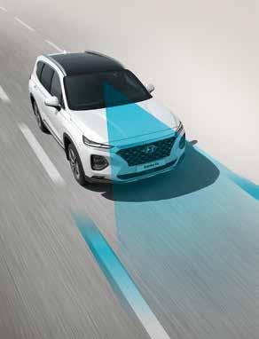Hyundai SmartSense, unsere innovativen Fahrerassistenz-Systeme im neuen Santa Fe mit neuester aktiver Sicherheitstechnologie und aktuellsten Fahrerassistenz-Funktionen, wurden speziell entwickelt, um