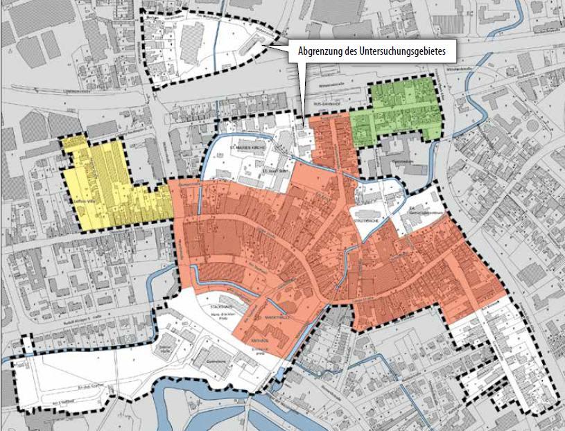 Sanierungsgebiet: mögliche Abgrenzung mit Untersuchungsgebiet