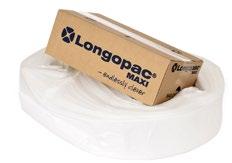 Longopac Features & Certifications LONGOPAC MINI Durchmesser: 357 mm Standard: 60 Meter lang Strong: 45 Meter lang X-Strong: 35 Meter lang Super Strong: 22 Meter lang Mega Strong: 20 Meter lang