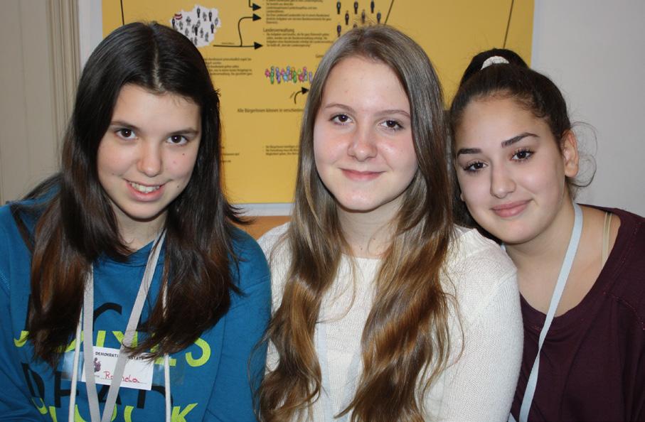 Rachela (14), Jessica (15) und Zeynep