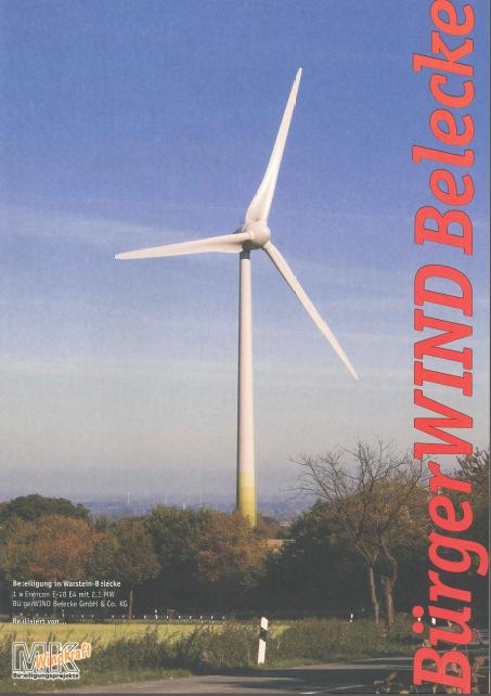 Beispiele Windkraft in Südwestfalen Bürgerwind-Projekte Keine