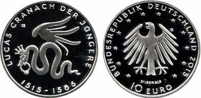 16,- 1000 Jahre Leipzig 3131 599 KN 10 EURO 2015 F (K/N).