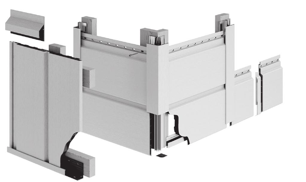 KERALIT FASSADE Fassadenpaneele 2814 Keralit Paneele 143 mm 4x600 cm 9,28 p/m 1 * 2817 Stülpschalung 177 mm 2x600 cm 11,49 p/m 1 * 2819 Keralit Paneele 190 mm 2x600 cm 12,34 p/m 1 * 2806 2810 2801