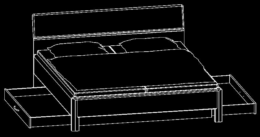 Zubehör für etten eschreibung / Maße Liegefläche PG PG er-set LED-Kopfteilbeleuchtung,5 Watt, EEK A+ (S, FINELINE 8006), inkl.