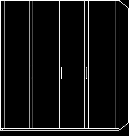 öden, Kleiderstange je Fach reite in cm Schrank ohne Kranz