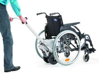 Produktvorteile Produktvorteile viamobil eco ermöglicht beispielhaft ergonomisch und bequem das Schieben und Bremsen eines Rollstuhls.
