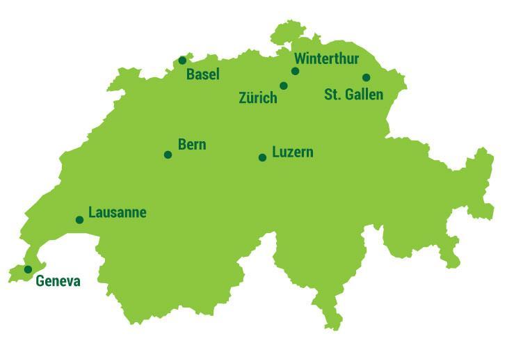 notime - hier liefern wir heute bereits Zürich, Bern, Basel, Luzern, Winterthur, St.