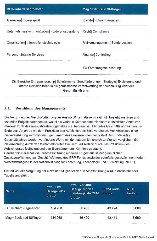 III-146 der Beilagen XXVI. GP - Bericht - 04 Corporate Governance Bericht 2017 5 von 6 D1 Bernhard sagmeister Mag.