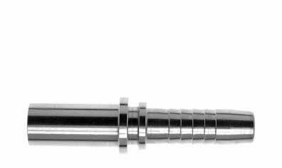 Nippel mit Rohrstutzen, gerade Nipples with pipe connector, straight Boquillas lisas rectas i s 10 EBEL/EBES Type -D1 Mat.-Nr. D2 D3 L1 L2 g/stk EBEL-06L DN06 726.1005.106 6.5 3.5 52.5 25.