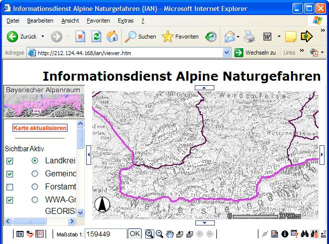 Verschneidungen mit anderen Datenbeständen sind dort nicht