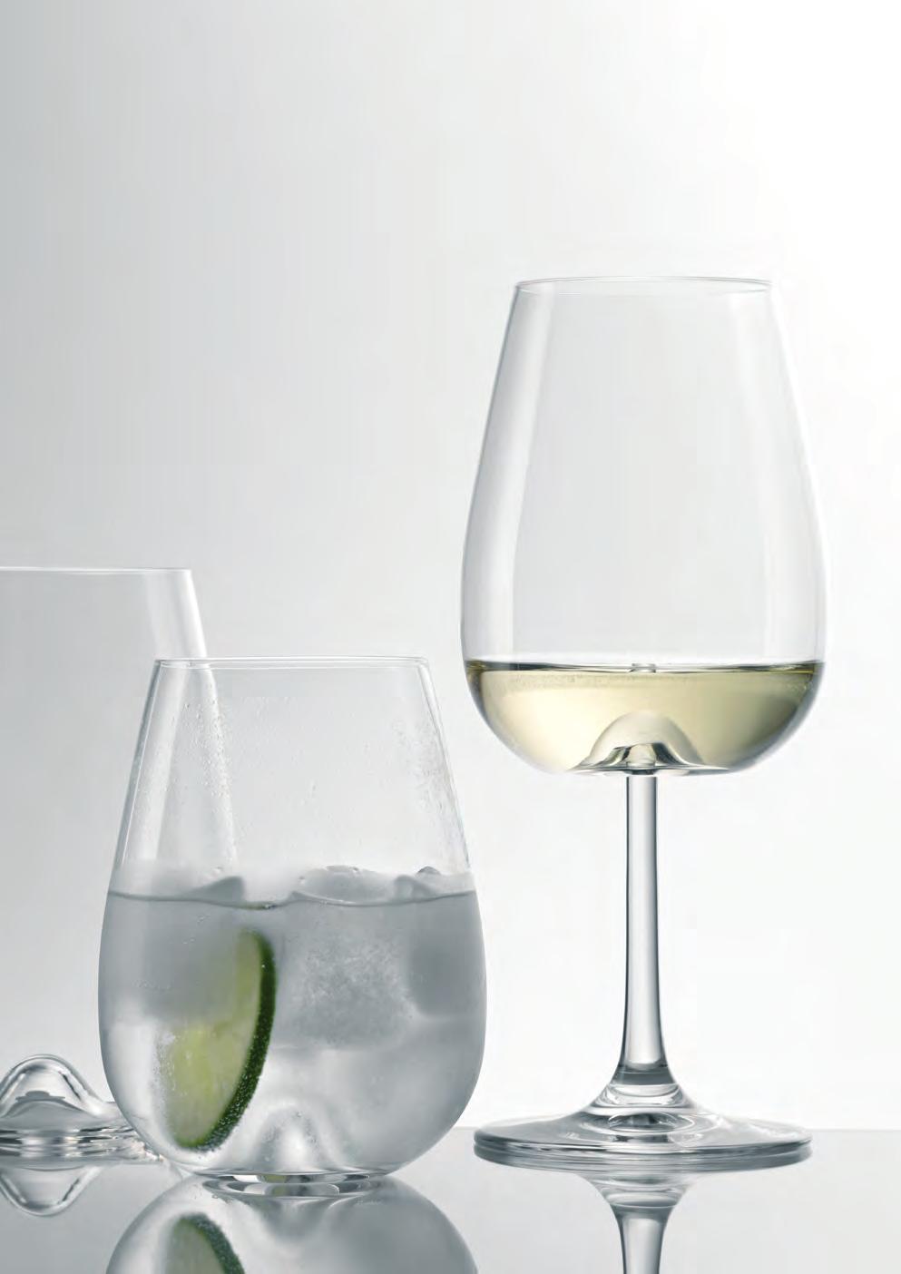 VULCANO 104 00 01 Universal-Weinglas All Purpose Wine Glass 485ml / 16½ oz H: 202 mm / 8 D: 87 mm / 3½ 104 00 22 Weinbecher, groß All Purpose Tumbler,