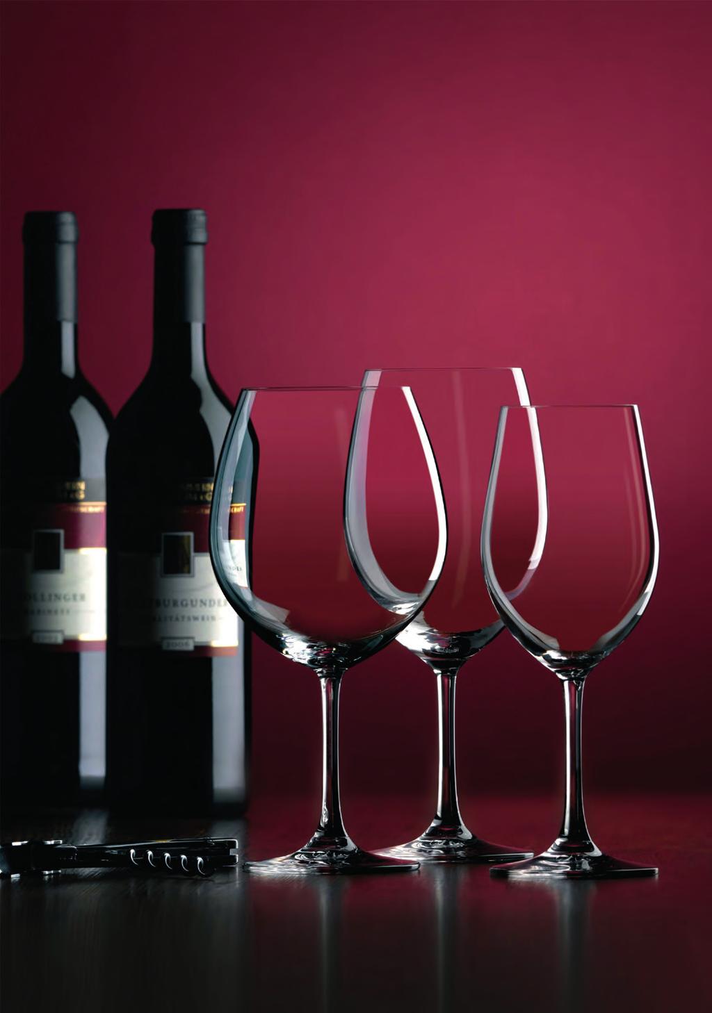 GLAS & WEIN GLASS & WINE Burgunder Burgundy Bordeaux Rotweinkelch Red Wine Weißweinkelch White Wine Weißweinglas Wine Small reife, hochwertige, tannin-arme Rotweine kraftvolle, tanninbetonte Rotweine