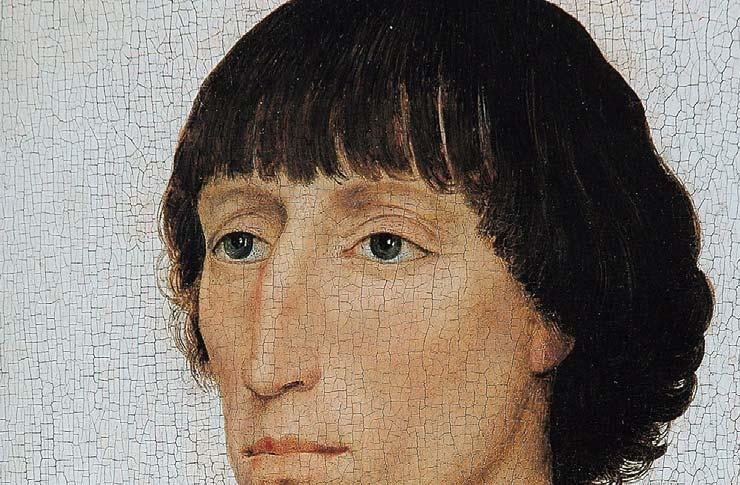 Bildqualität Links: Rogier van der Weyden, Francesco d Este, 1455-1460.
