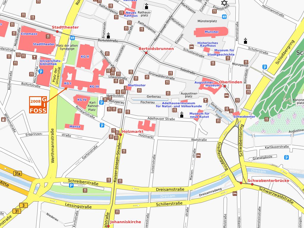 OpenStreetMap Renderer: Kosmos -