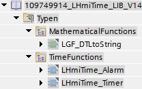 4 Timer 4.2 Projektierung 4.2.1 Steuerung Tabelle 4-2 1. Laden Sie die Bibliothek "109749914_LHmiTime_LIB_V14.zip" herunter und entpacken Sie die Datei. 2. Öffnen Sie ihre STEP 7 Projektierung.