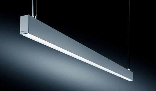174/175) System endlos verlängerbar 75 40 40 System elements as surfacemounted, pendant or frameless recessed installation in gypsum channels Please order matching LED lighting units separately,