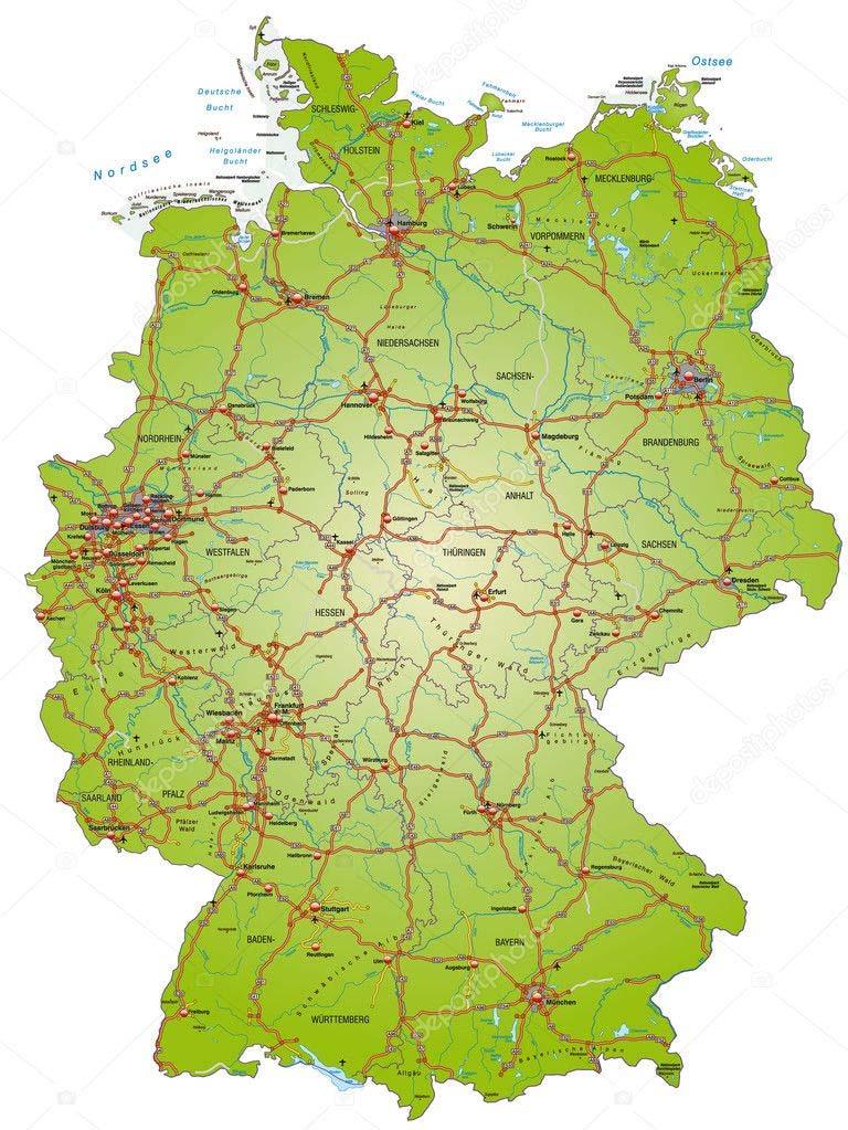 Lage in Deutschland IndustriePark Oberelbe (IPO) Verkehrsknoten A4