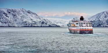 Je nach gebuchter Seereise sind zusätzliche kostenpflichtige Hotelübernachtungen in Bergen oder Kirkenes notwendig.