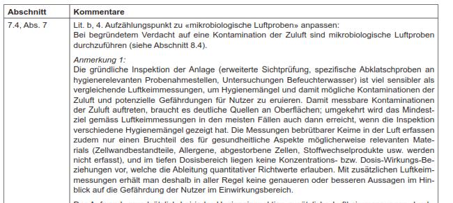 NB (informativ): Kommentare zum Richtlinientext 12 12 6