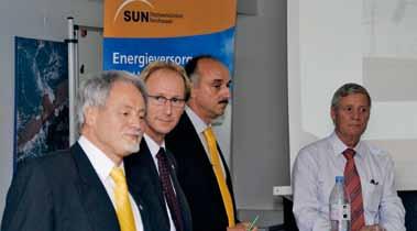 Ausbau der erneuerbaren Energien mit Partnern Die SUN-Partner arbeiten eng beim Ausbau der erneuerbaren Energien in Nordhessen zusammen.