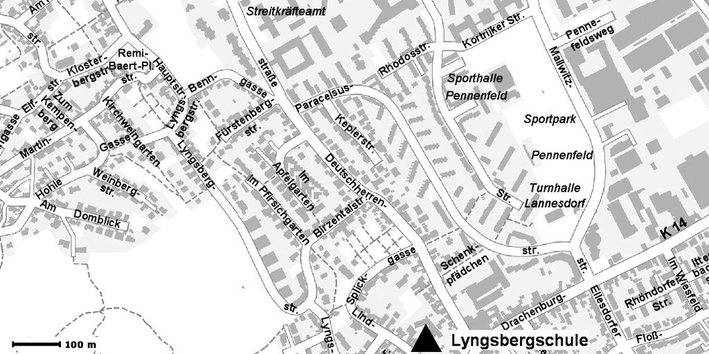 In der Nähe liegen die Andreasschule und die Lyngsbergschule. 2. Zügigkeit Die wird laut Ratsbeschluss vom 13.
