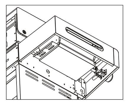 12. Montage Fettschale Infrarot-Seitenbrenner (Nr.7) 13. Abklappen der Seitentische und Anbringen der Seitenabdeckung ( Nr.