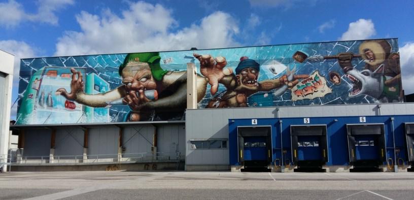 Weiche Standortfaktoren erhöhen Image LINZ AG Hafengalerie Mural Harbor : Die weltweit einzigartige Freiluftgalerie zeigt im Geschäftsjahr 2017 in ihrem mittlerweile sechsten Jahr an die zweihundert