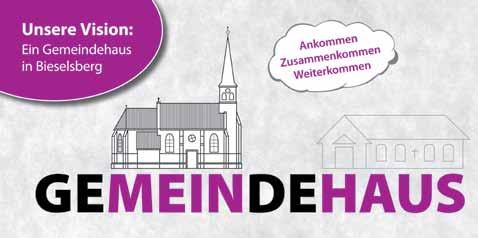 12 Mit dem Mittagessensangebot bei der Landtagswahl im März starteten wir öffentlich unser Projekt Gemeindehaus in Bieselsberg.