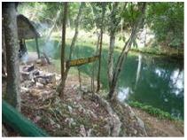 Ein idyllischer Badeplatz mit rustikalem Restaurant, direkt an einem erfrischenden Fluss gelegen. Hier kommen auch Einheimische her um sich zu erholen und erfrischen.